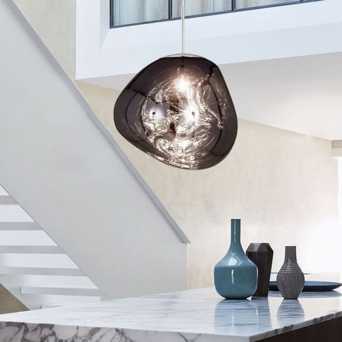 Dynamisk Akryl LED Taklampa med Spegelfinish