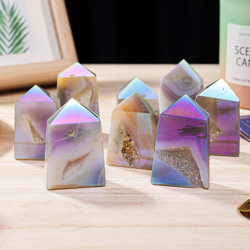 |Angel Aura Quartz Crystal Sticks Gemstone Decor