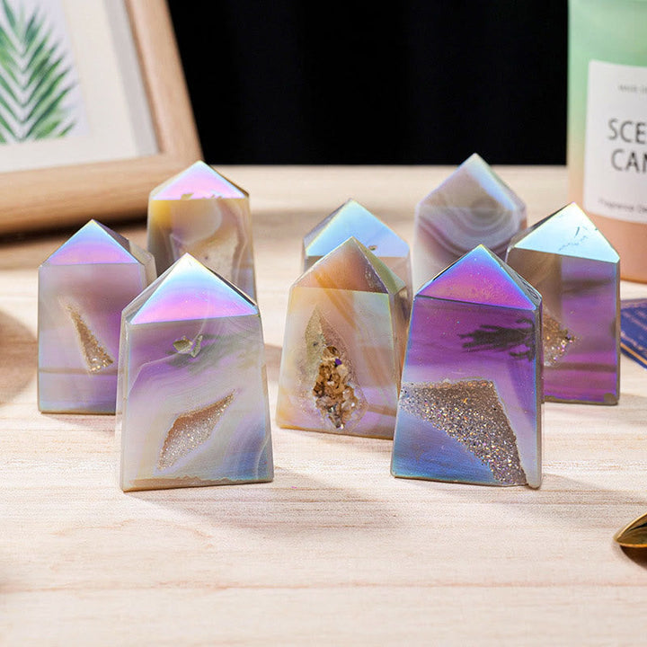 |Angel Aura Quartz Crystal Sticks Gemstone Decor
