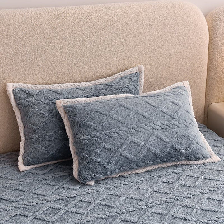 Duvet Cover Set Mjuk Sammet Sängkläder