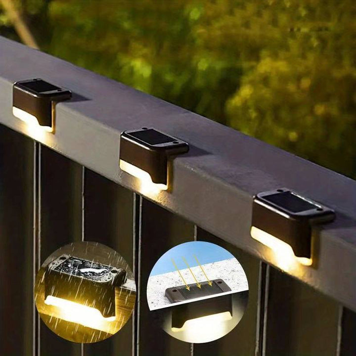 Trådlösa LED Vägglampor Solenergi