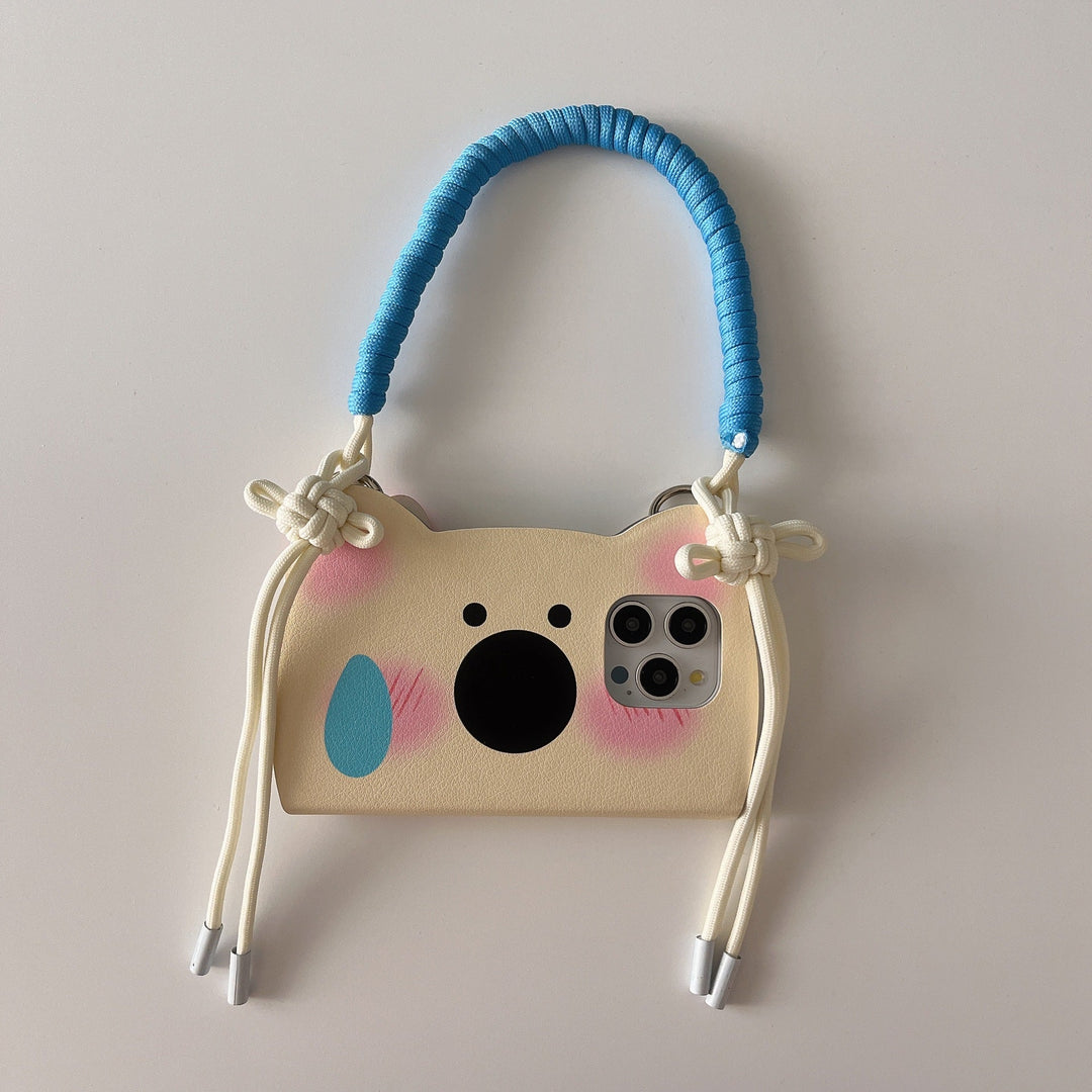 Insta-Style Tecknad Westie Flip-Telefonfodral