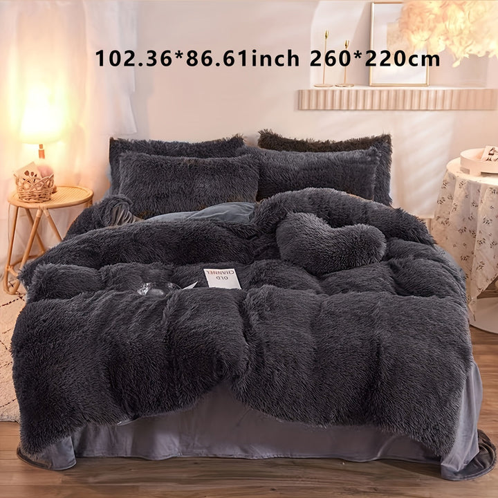 Lyxigt Sammet Duvet Täcke Set för Ultimat Komfort