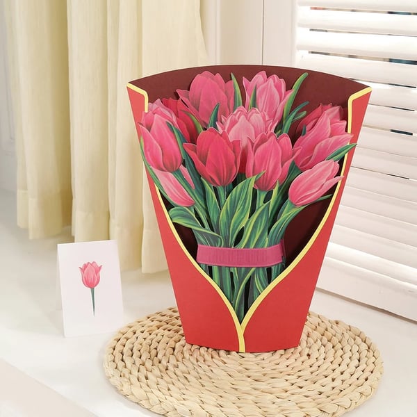Plast Pop-up Blomma | Inkl. Gratis Presentkort - Rättvis