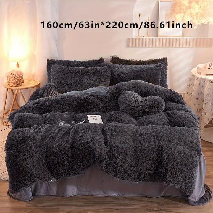 Lyxigt Sammet Duvet Täcke Set för Ultimat Komfort