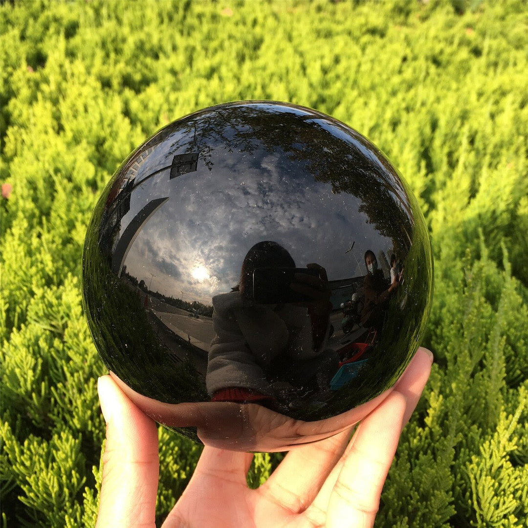 Obsidian Kristallboll Dekoration
