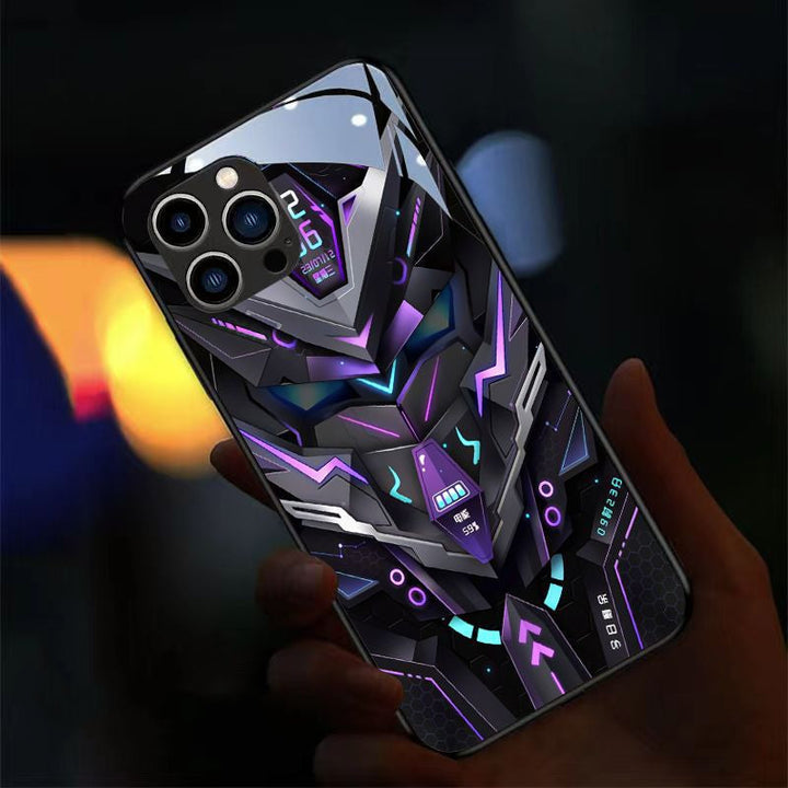 Cool Mecha Apple Smart Flash Telefonfodral