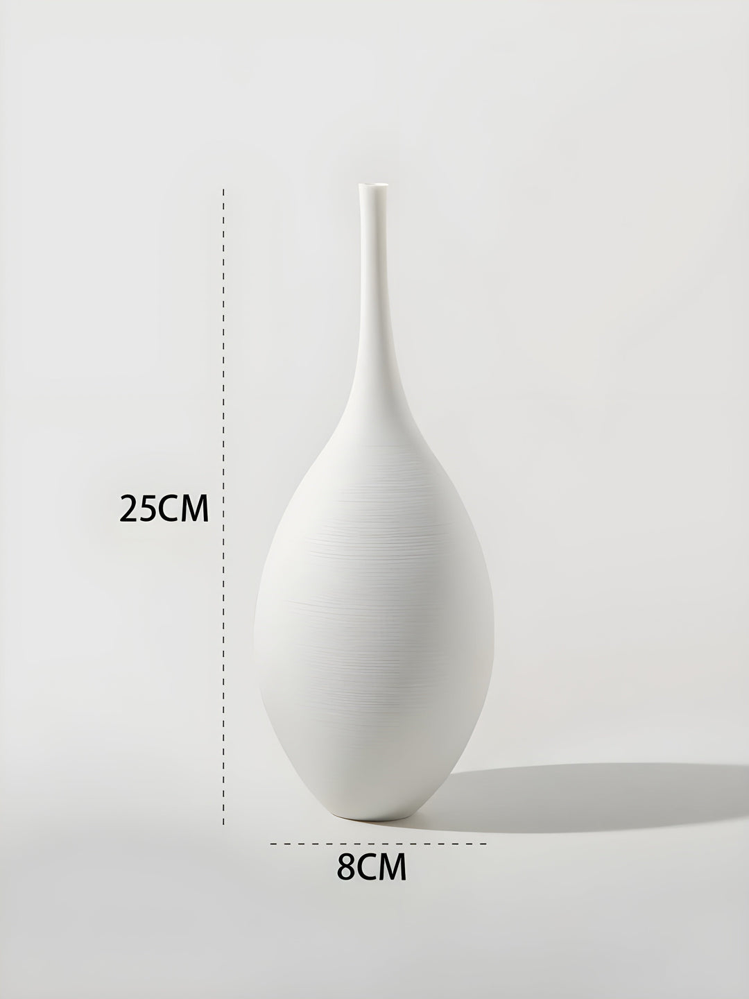 Minimalistisk Handgjord Keramisk Zen Vasen