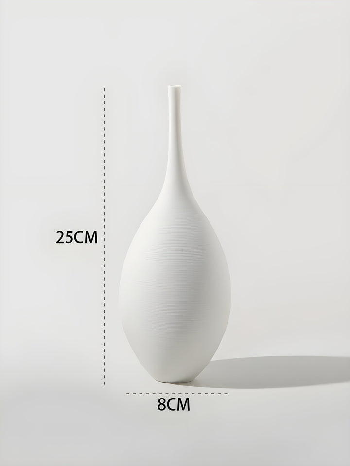 Minimalistisk Handgjord Keramisk Zen Vasen