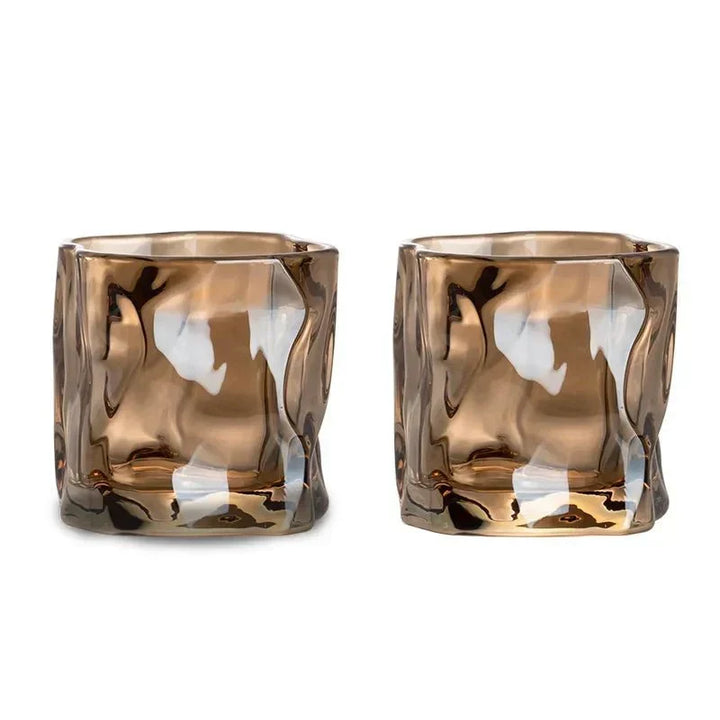 Elegant Glacier Ripple Whiskyglas