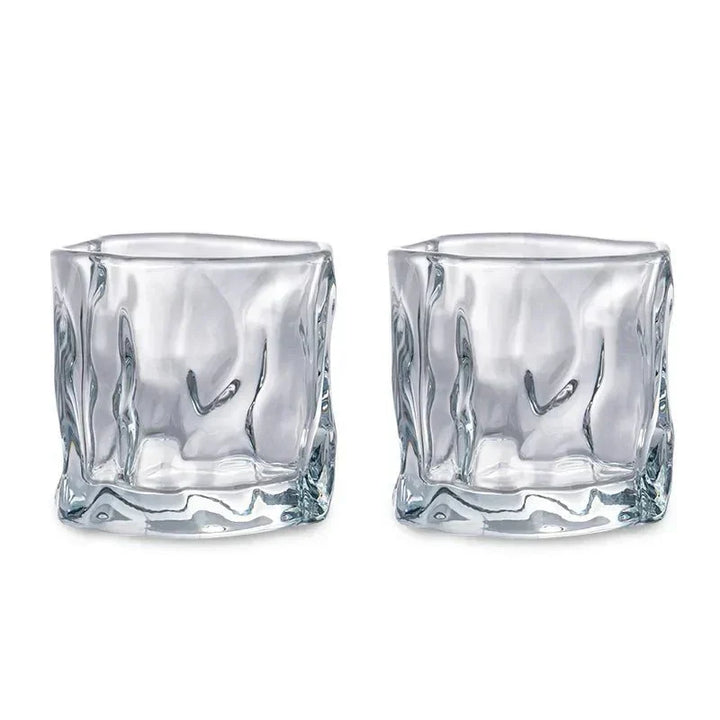 Elegant Glacier Ripple Whiskyglas