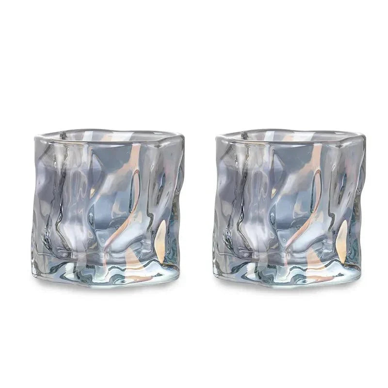 Elegant Glacier Ripple Whiskyglas