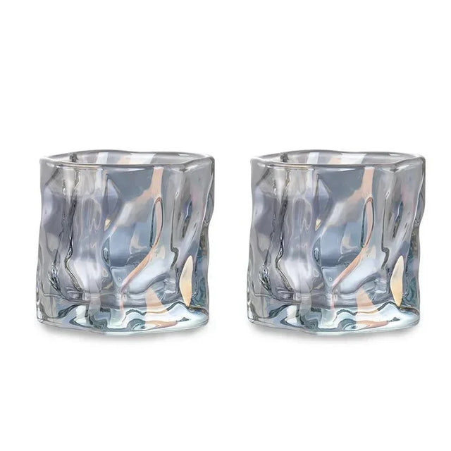 Elegant Glacier Ripple Whiskyglas