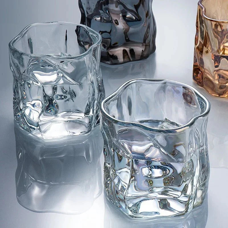 Elegant Glacier Ripple Whiskyglas