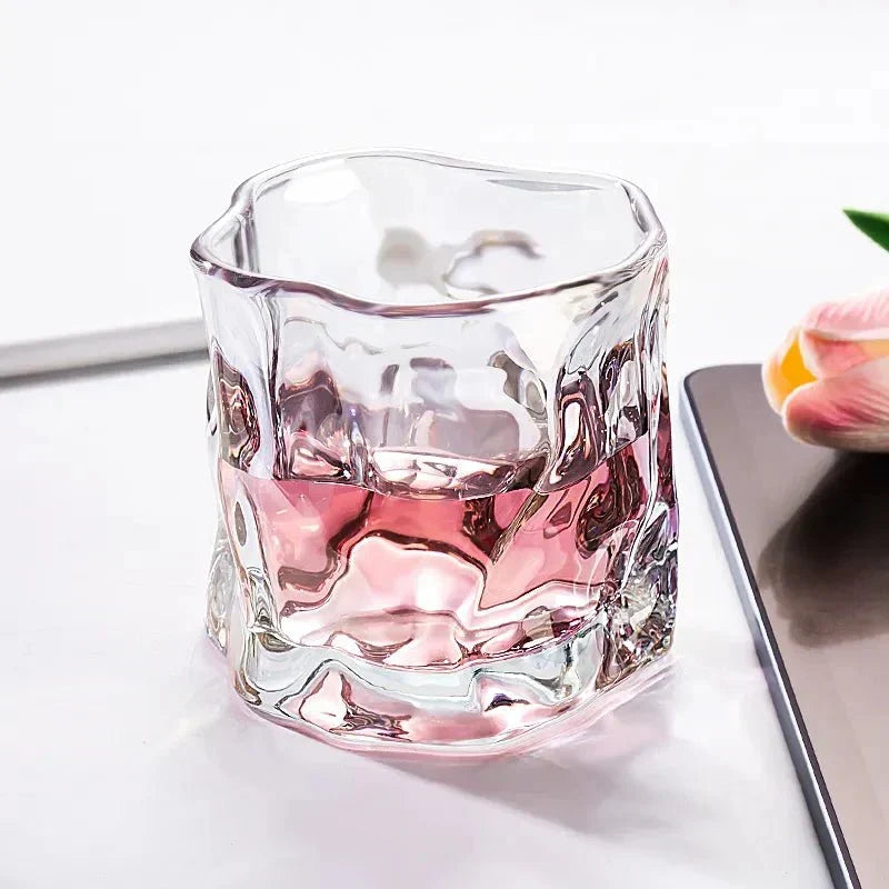 Elegant Glacier Ripple Whiskyglas
