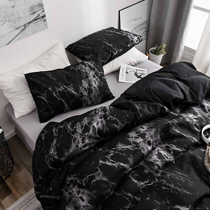 Marmorfilt Modern Mjuk Sängklädesset