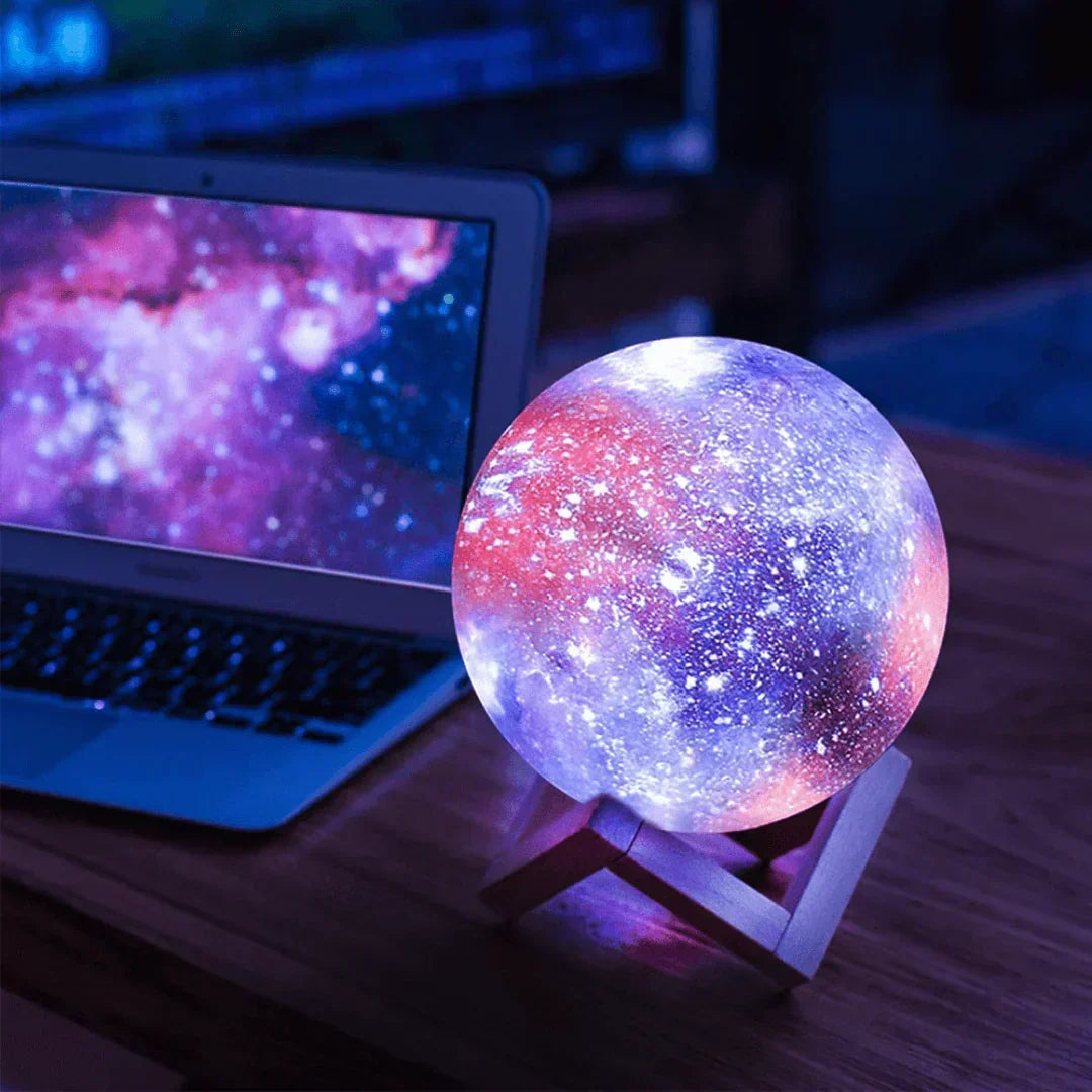 SterrenGlans Galaxlampa – LED Nattlampa med Touchkontroll |
