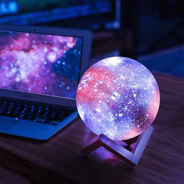 SterrenGlans Galaxlampa – LED Nattlampa med Touchkontroll |