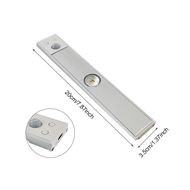 Trådlösa Smart LED-lampor med Rörelsesensor | Uppladdningsbar och energieffektiv belysning för alla rum