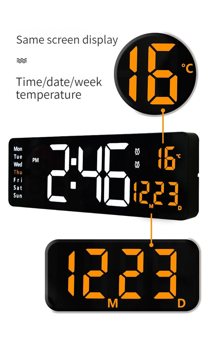 Nordisk Digital Klocka 16 Tum Display