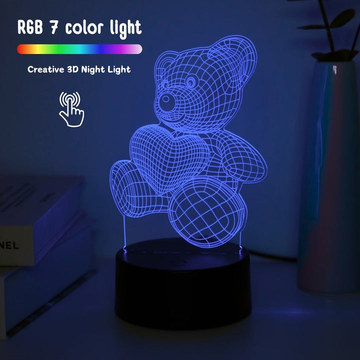 LumiBear – 3D Illusion Nattlampa Nallebjörn