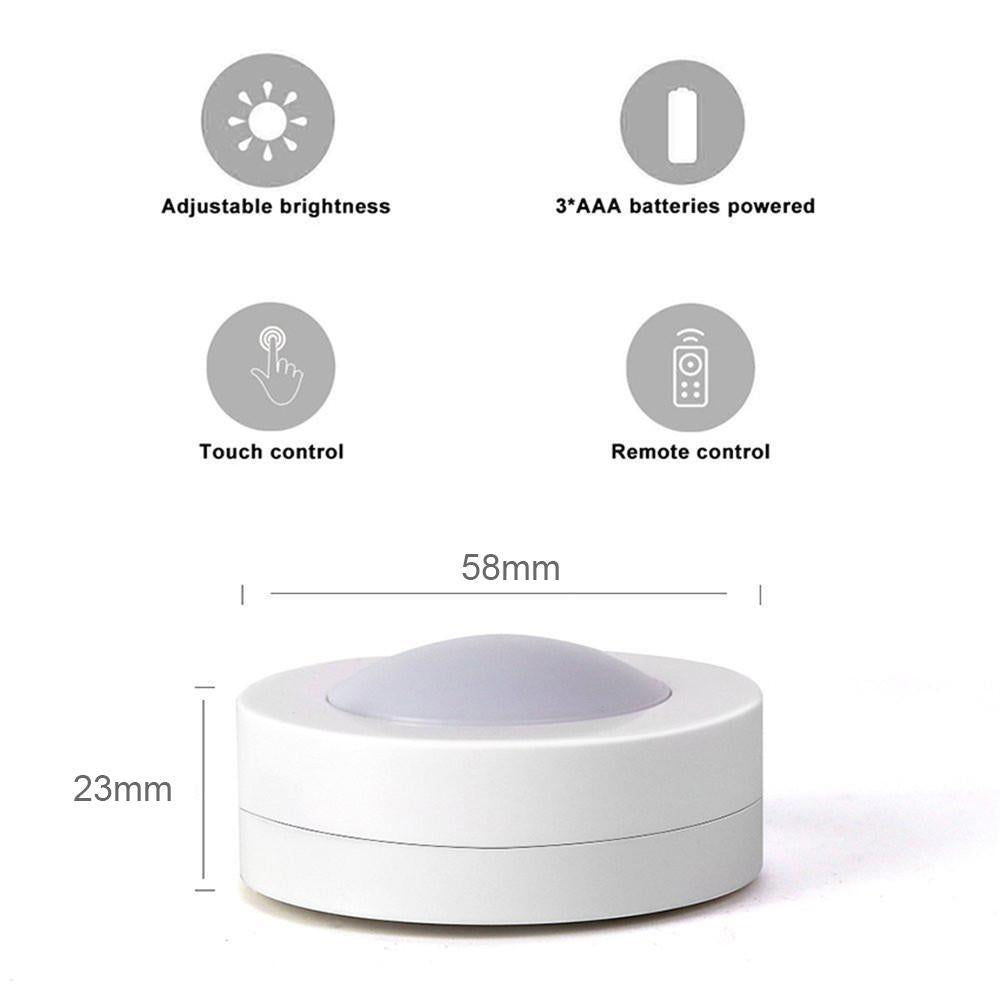 Led Touch Trådlös Nattlampa