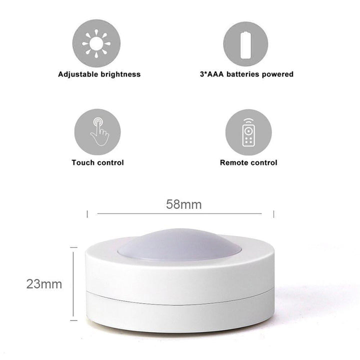 Led Touch Trådlös Nattlampa