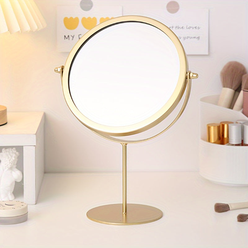 VintageGlow – Justerbar Makeup Spegel med Järnram