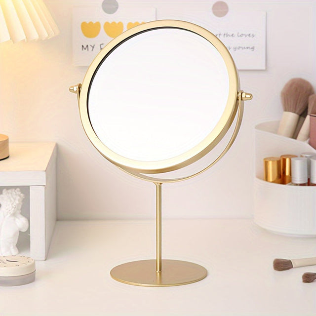 VintageGlow – Justerbar Makeup Spegel med Järnram