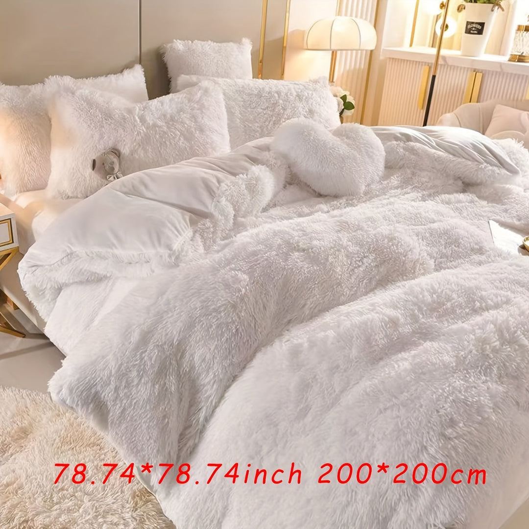 Lyxigt Sammet Duvet Täcke Set för Ultimat Komfort