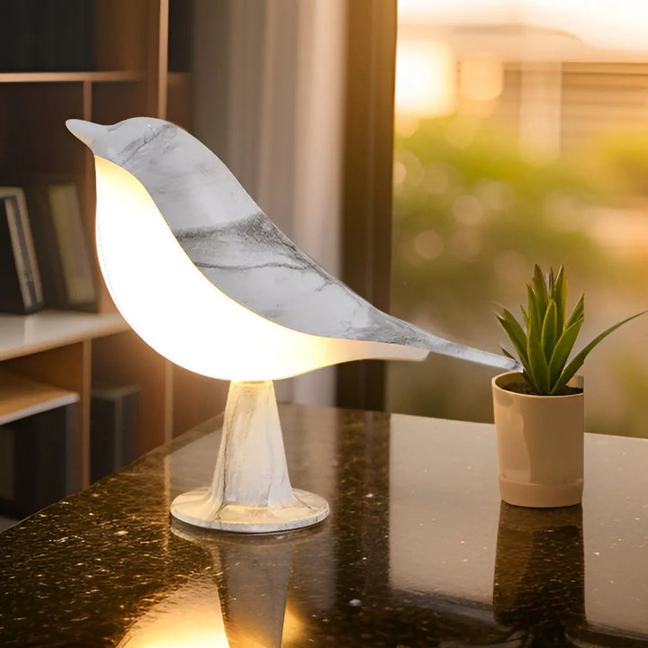 Fågel Lampa - Lumina - Touch Control - Aromaterapi