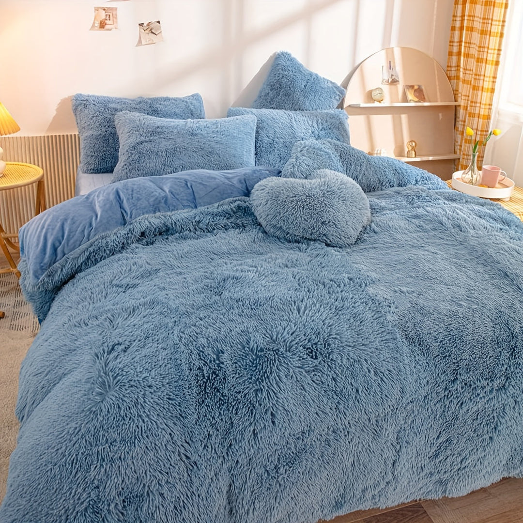 Lyxigt Sammet Duvet Täcke Set för Ultimat Komfort