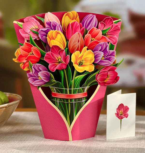 Plast Pop-up Blomma | Inkl. Gratis Presentkort - Rättvis