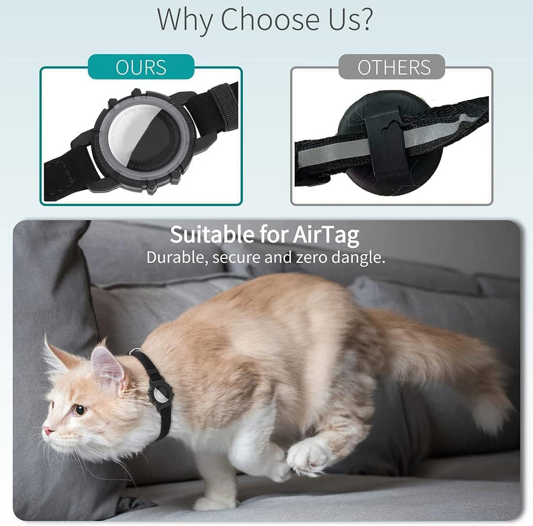 FELITRACK – GPS-halsband för katt med reflekterande design