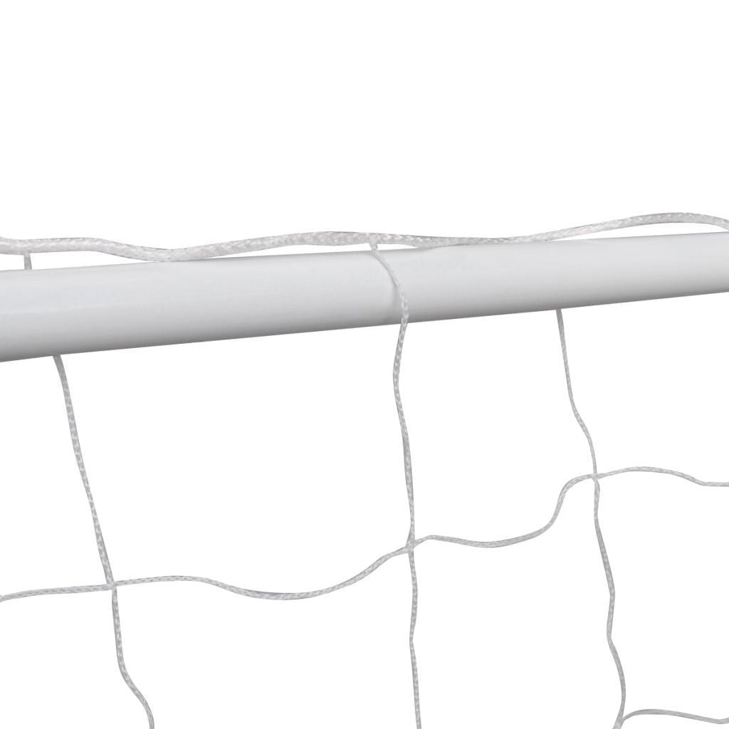 Stål Fotbollsmål Set - 240 x 90 x 150 cm