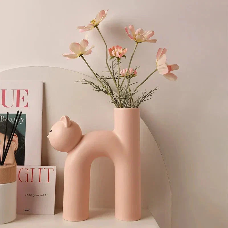 Matt Katt Blomvas
