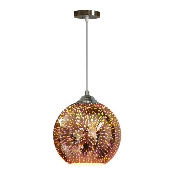 Perforerat Glas Taklampa