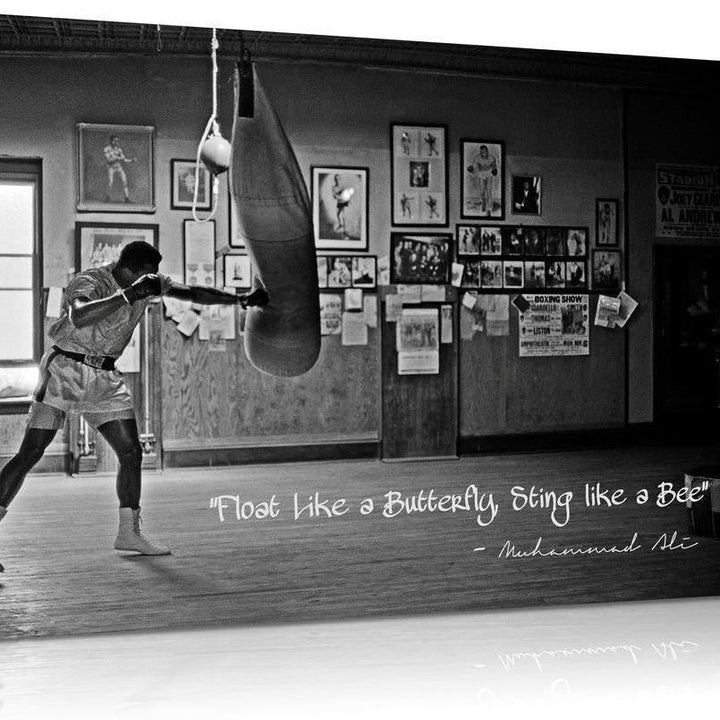 Muhammad Ali Inspirerande Canvas
