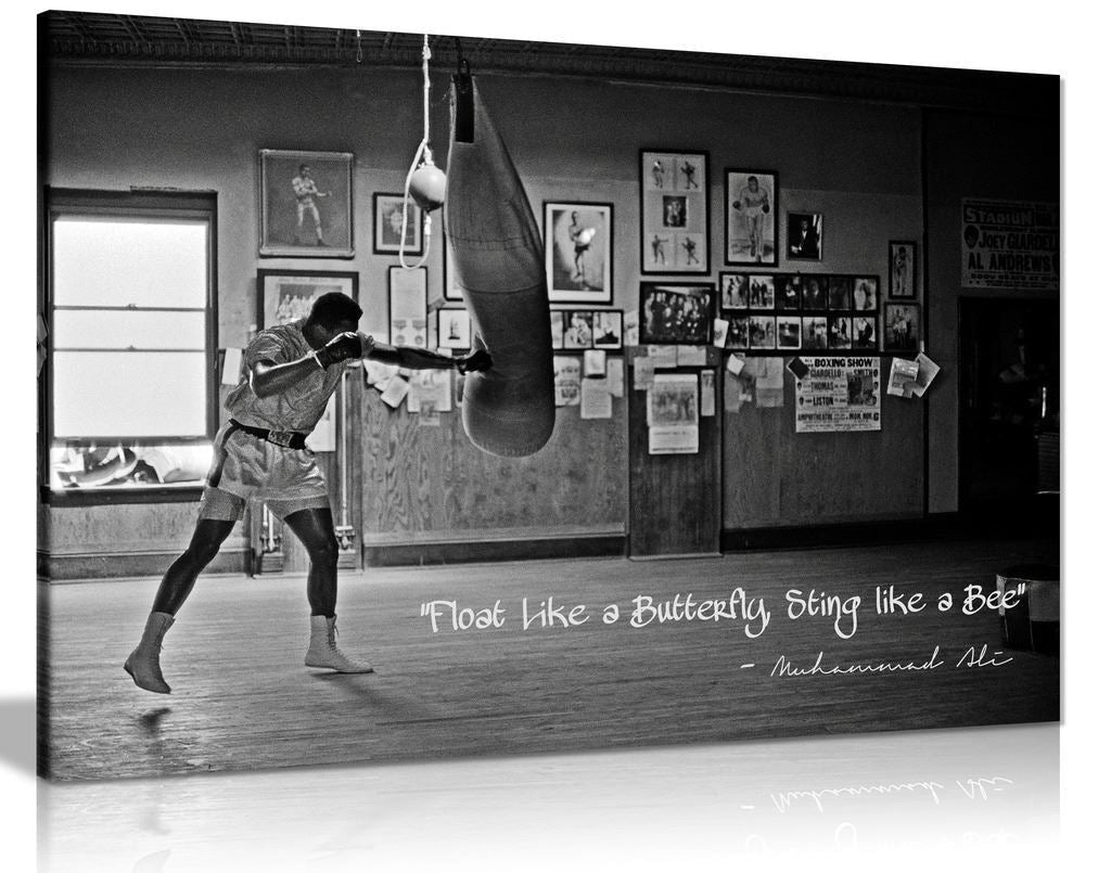 Muhammad Ali Inspirerande Canvas