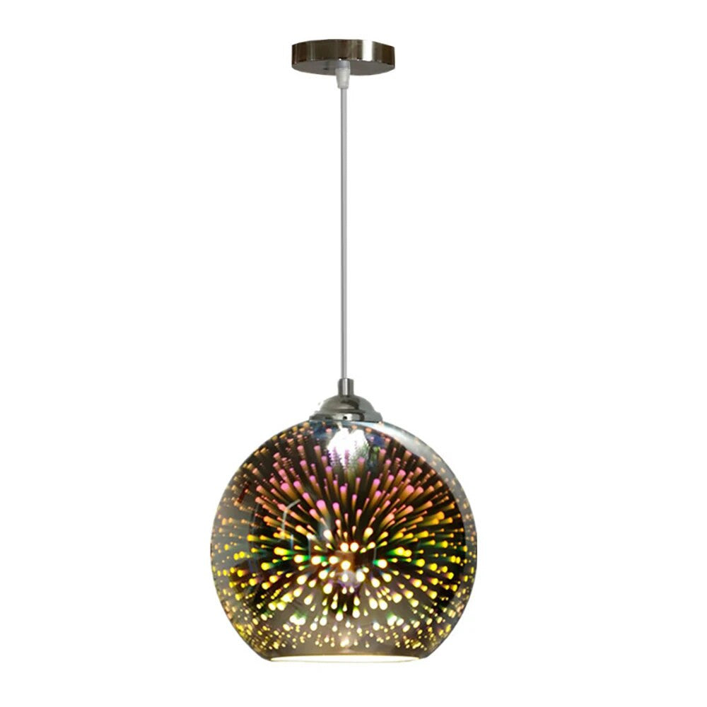 Perforerat Glas Taklampa