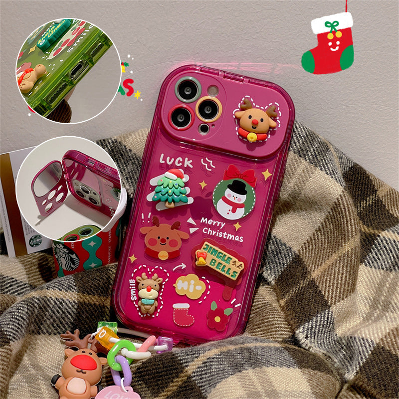 Julgran Hänge iPhone Fodral med Spegel