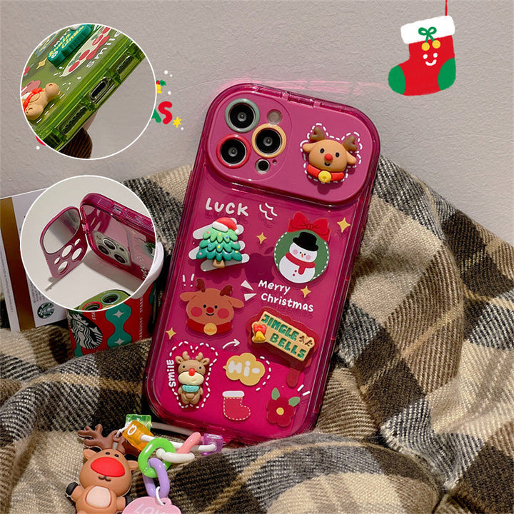 Julgran Hänge iPhone Fodral med Spegel
