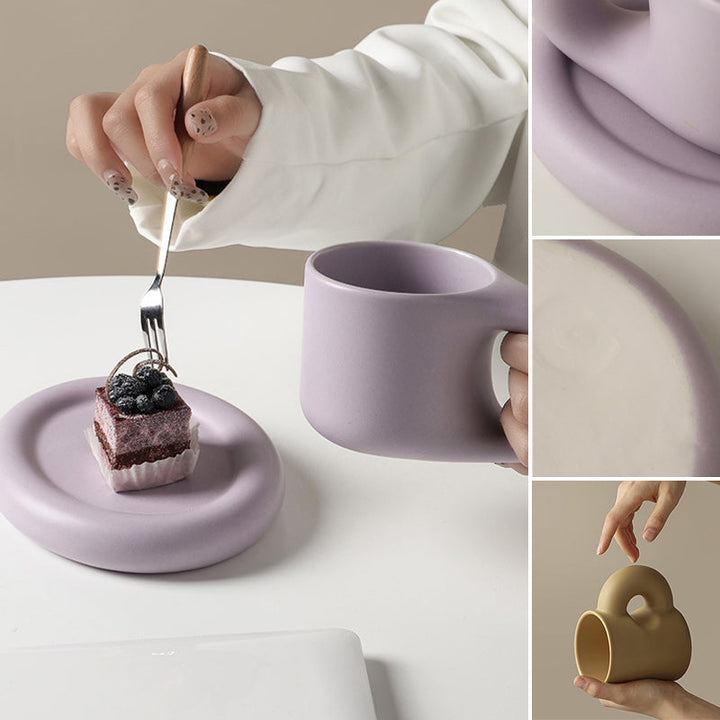 Nordisk Minimalistisk Söt Tjock Mugg