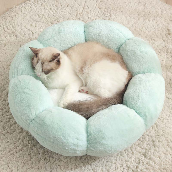 Djup Sömn Blomformad Kattbädd