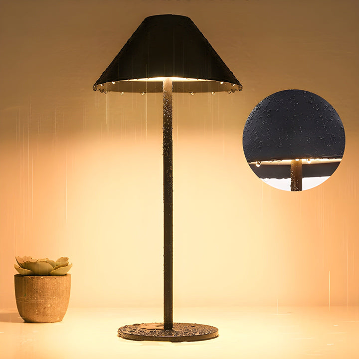 Minimalistisk dimbar touchbordslampa - vattentålig och uppladdningsbar ljusfärg