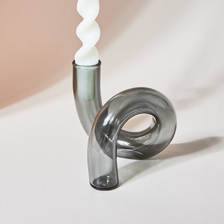Ljushållare av glasvas