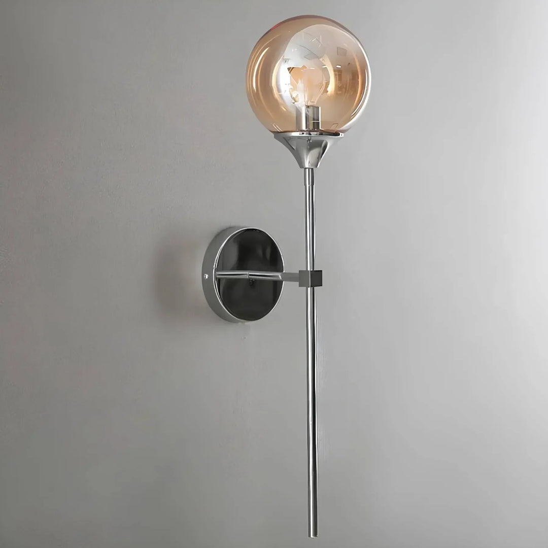 – Skandinavisk modern glasvägglampa