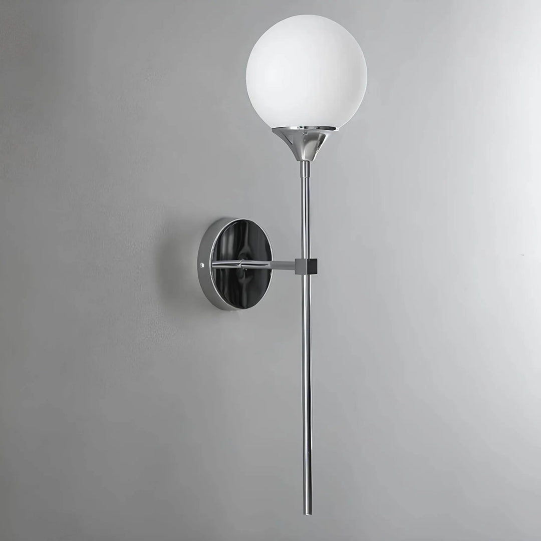– Skandinavisk modern glasvägglampa