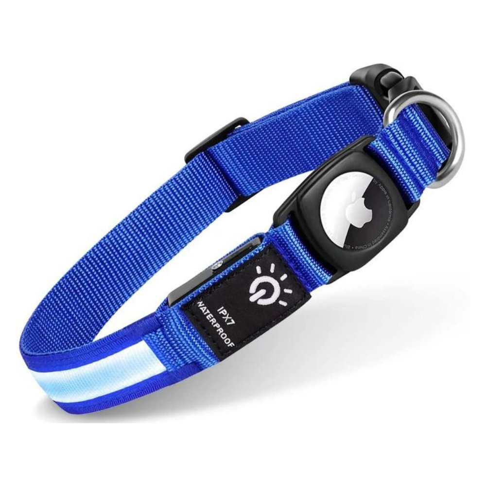 GlowGuard • AirTag Hundhalsband