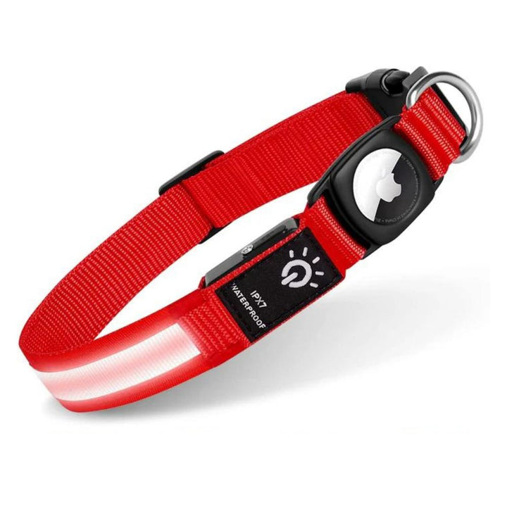 GlowGuard • AirTag Hundhalsband